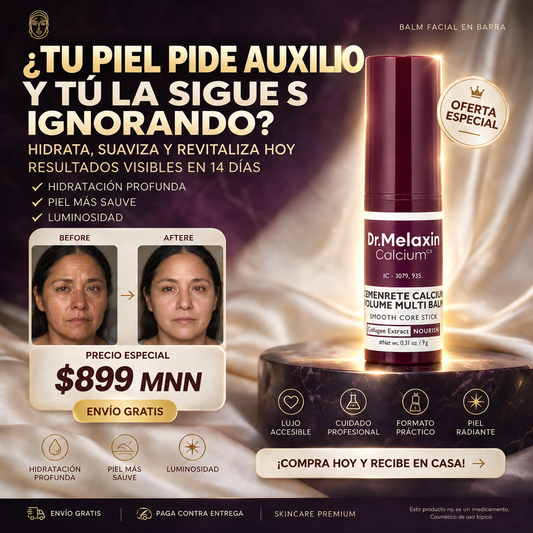 HydraGlow: Bálsamo Facial con Colágeno que Hidrata, Suaviza y Aporta Luminosidad a tu Piel.