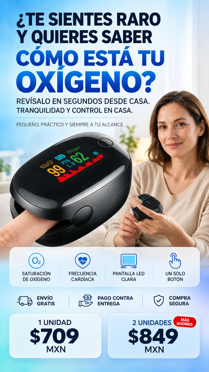 PulseSense: Oximetro para Medir la Saturación de Oxígeno y Frecuencia Cardíaca desde Casa