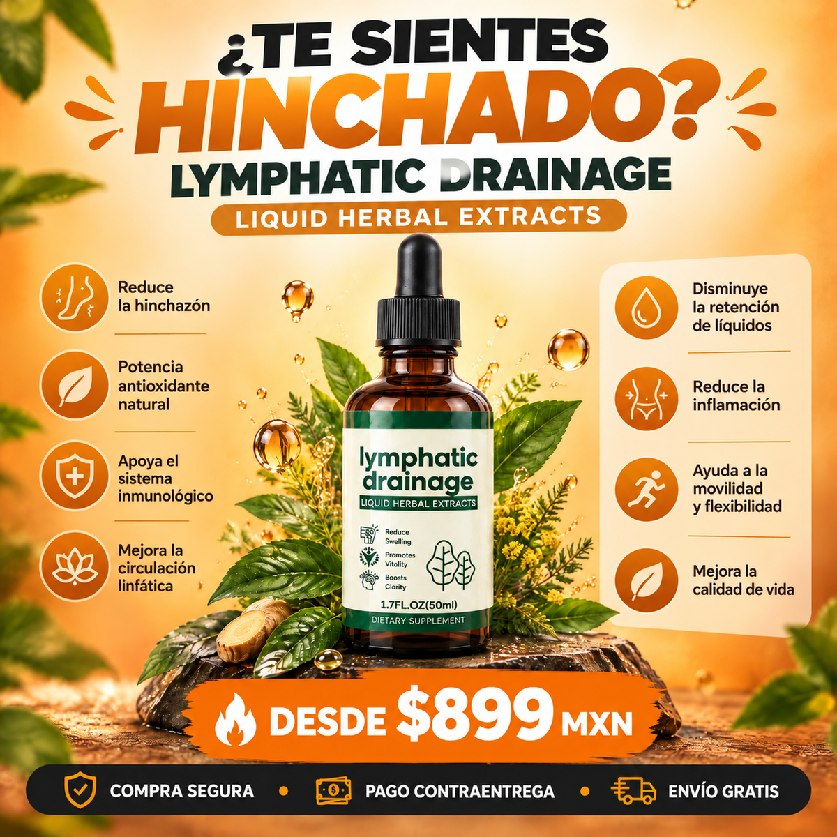 DRENAJE LINFATICO: Líquido para Complementar tu Rutina de Bienestar