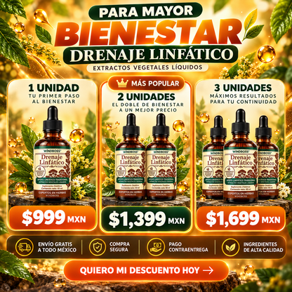 Lymphora: Drenaje Linfático Líquido para Complementar tu Rutina de Bienestar